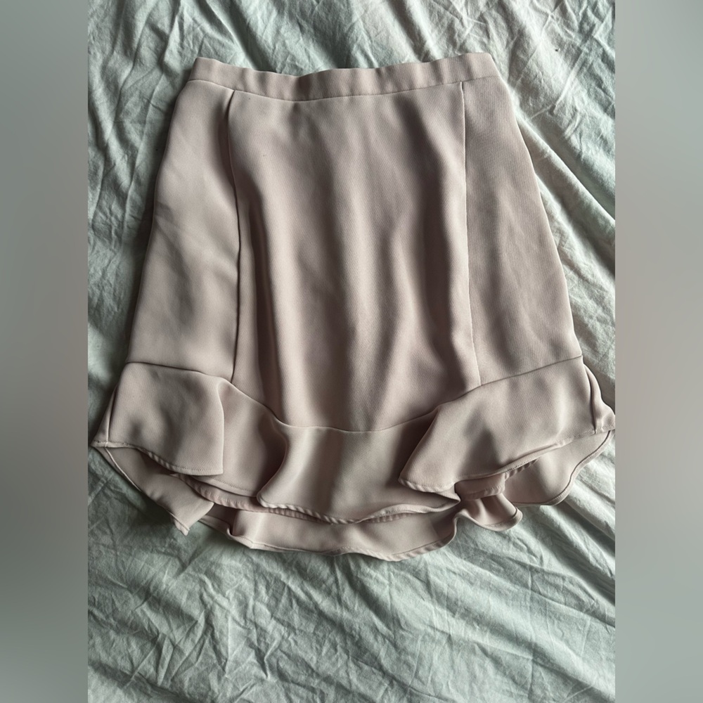 J.Crew Blush Pink Fit & Flare Skirt Structured A-Line Skirt Size 00 Brand New